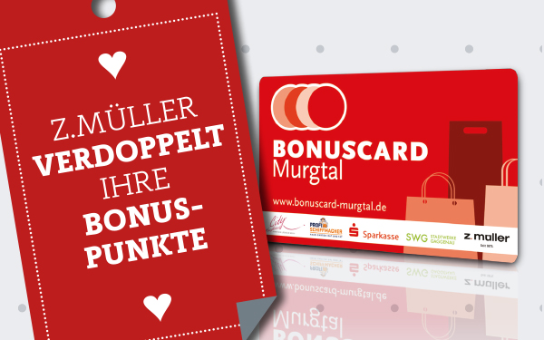 Z.Müller schenkt doppelte Bonuspunkte.