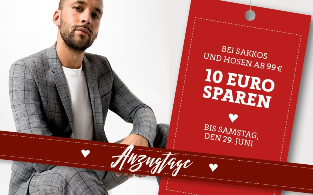 Anzug-Bonus – 20 € sparen